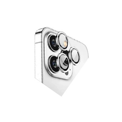 Mey İthalat®   iPhone 15 Pro Max Bilvis Titan Kamera Lens - Gümüş