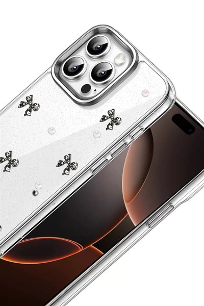 Mey İthalat®   iPhone 15 Pro Max Fiyonk Desenli Kapak - Desen 8