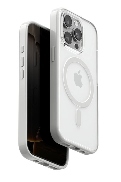 Mey İthalat®   iPhone 15 Pro Max Joly Magsafe Kapak - Beyaz