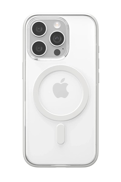 Mey İthalat®   iPhone 15 Pro Max Joly Magsafe Kapak - Beyaz