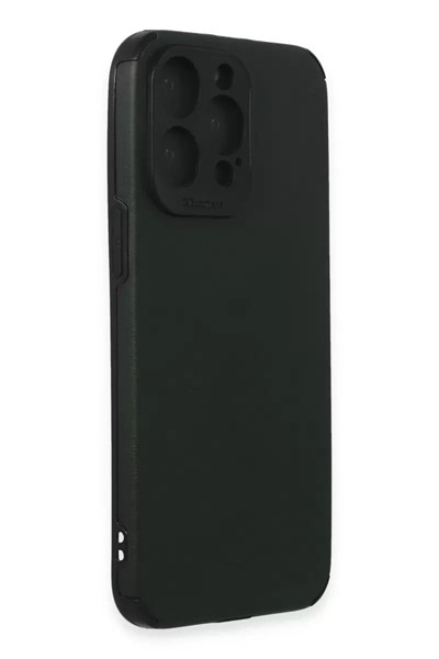 Mey İthalat®   iPhone 15 Pro Max Kılıf Loop Deri Silikon - Yeşil