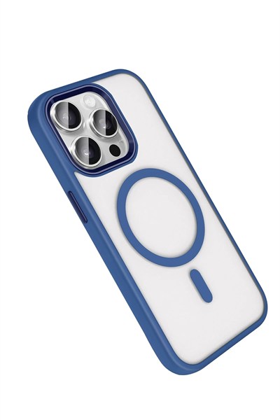 Mey İthalat®   iPhone 15 Pro Max Terea Magsafe Kapak - Lacivert