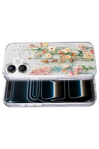 Mey İthalat®   iPhone 16 Desina Magsafe Kapak - Desen 1
