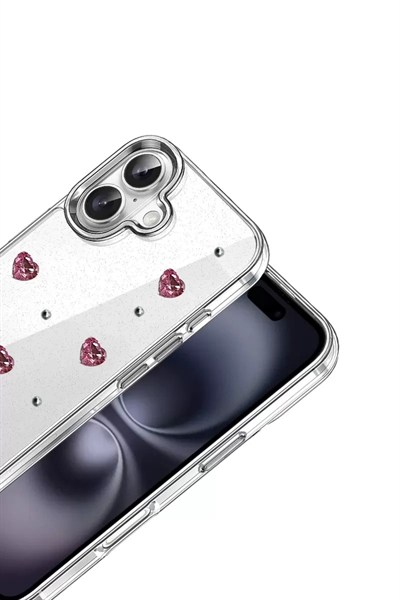 Mey İthalat®   iPhone 16 Fiyonk Desenli Kapak - Desen 3