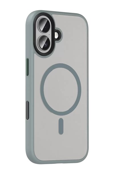Mey İthalat®   iPhone 16 Megane Magsafe Kapak - Titan Gri