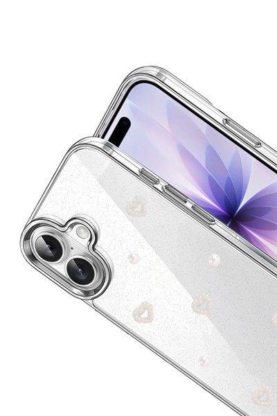 Mey İthalat®   iPhone 16 Plus Fiyonk Desenli Kapak - Desen 10