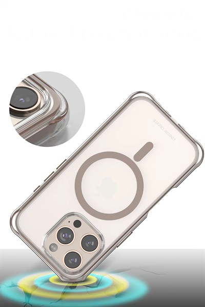 Mey İthalat®   iPhone 16 Pro Hulk Magsafe Kapak - Beyaz