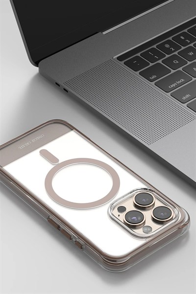 Mey İthalat®   iPhone 16 Pro Hulk Magsafe Kapak - Çöl Titanyum