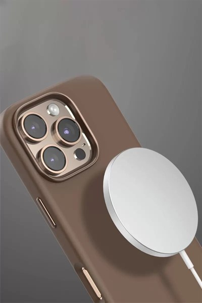 Mey İthalat®   iPhone 16 Pro Jinta Magsafe Kapak - Siyah