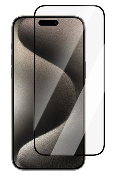 Mey İthalat®   iPhone 16 Pro Max Bilvis 3X AR HD Cam Ekran Koruyucu - Siyah