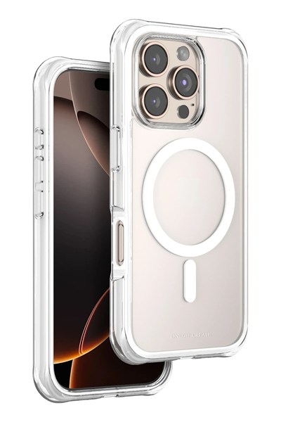 Mey İthalat®   iPhone 16 Pro Max Hulk Magsafe Kapak - Beyaz