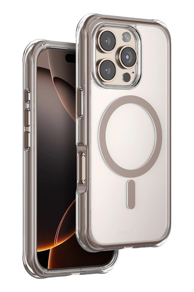 Mey İthalat®   iPhone 16 Pro Max Hulk Magsafe Kapak - Çöl Titanyum