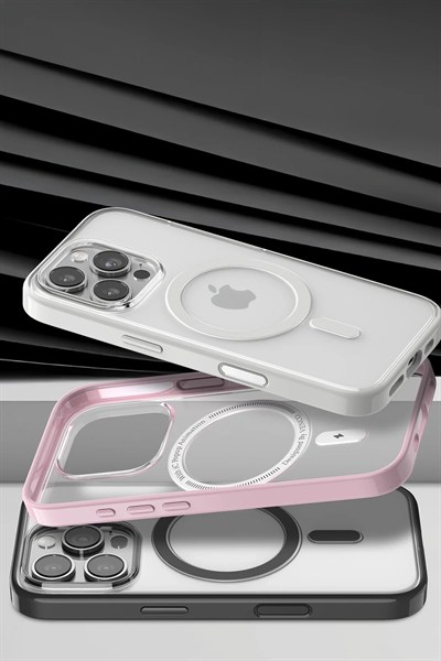 Mey İthalat®   iPhone 16 Pro Max Joly Magsafe Kapak - Siyah