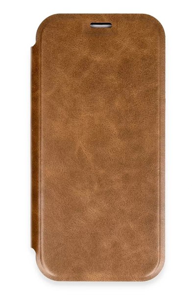 Mey İthalat®   iPhone 16 Pro Max Kılıf Flip Cover - Taba