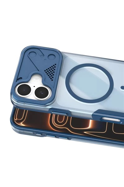 Mey İthalat®   iPhone 16 Zinko Magsafe Kapak - Lacivert