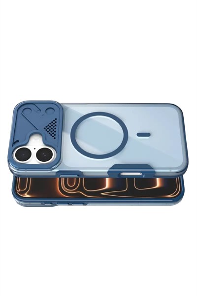 Mey İthalat®   iPhone 16 Zinko Magsafe Kapak - Lacivert