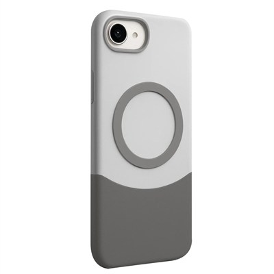 Mey İthalat®   iPhone 16E Velar Magsafe Kapak - Natural Grey