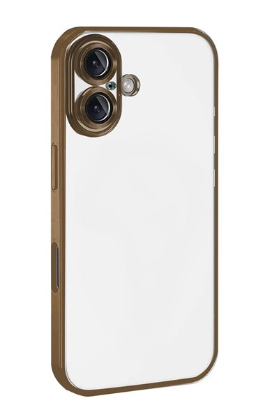 Mey İthalat®   iPhone 17  Lensli Silikon - Çöl Titanyum