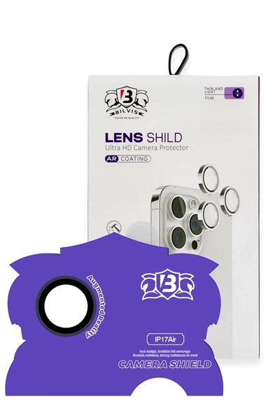 Mey İthalat®   iPhone 17 Air Bilvis Titan Kamera Lens - Lacivert