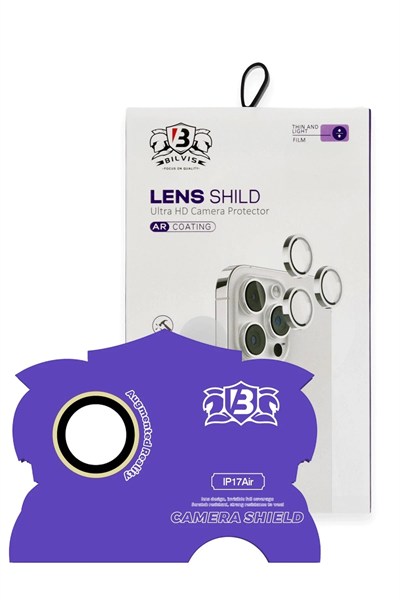 Mey İthalat®   iPhone 17 Air Bilvis Titan Kamera Lens - Gold