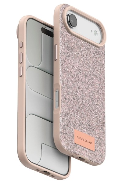 Mey İthalat®   iPhone 17 Air Bright Simli Kapak - Pembe