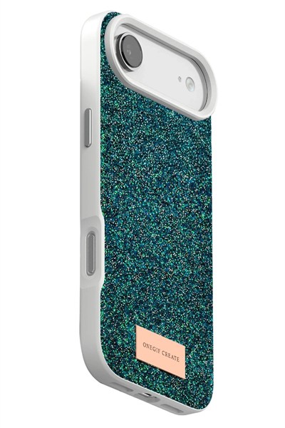 Mey İthalat®   iPhone 17 Air Bright Simli Kapak - Koyu Yeşil