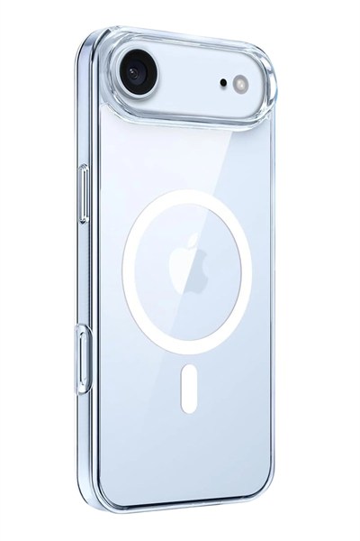 Mey İthalat®   iPhone 17 Air Combo Sert Şeffaf Magsafe Kapak - Şeffaf