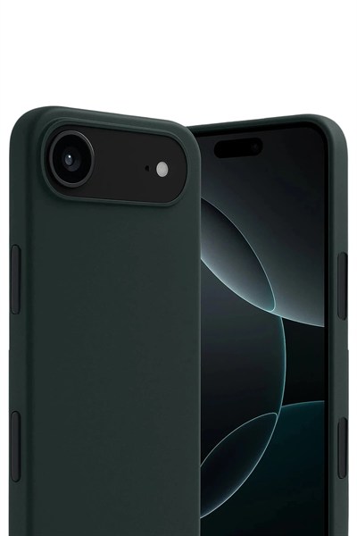 Mey İthalat®   iPhone 17 Air First Silikon - Koyu Yeşil