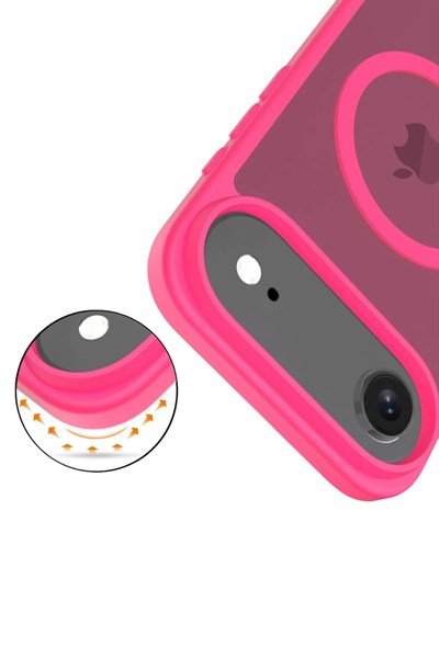 Mey İthalat®   iPhone 17 Air Jota Magsafe Kapak - Rose