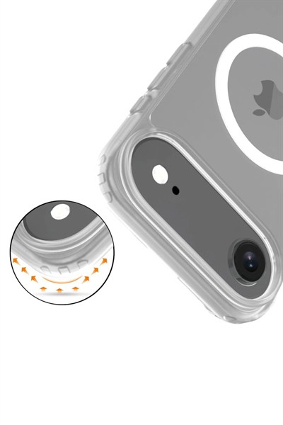 Mey İthalat®   iPhone 17 Air Jota Magsafe Kapak - Şeffaf