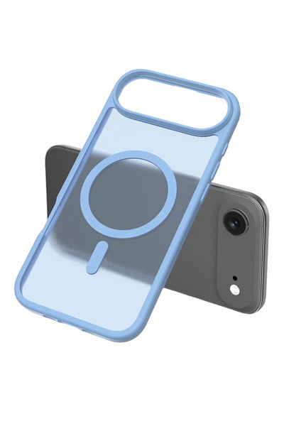 Mey İthalat®   iPhone 17 Air Jota Magsafe Kapak - Açık Mavi
