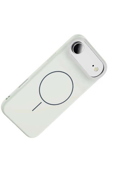 Mey İthalat®   iPhone 17 Air Jully Magsafe Kapak - Beyaz