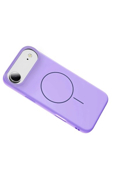 Mey İthalat®   iPhone 17 Air Jully Magsafe Kapak - Lila