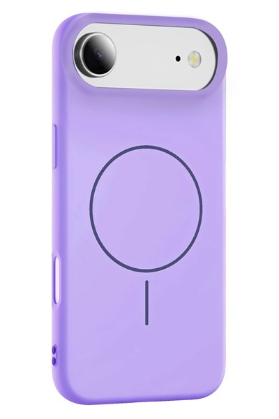 Mey İthalat®   iPhone 17 Air Jully Magsafe Kapak - Lila