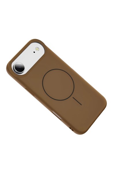 Mey İthalat®   iPhone 17 Air Jully Magsafe Kapak - Kahverengi