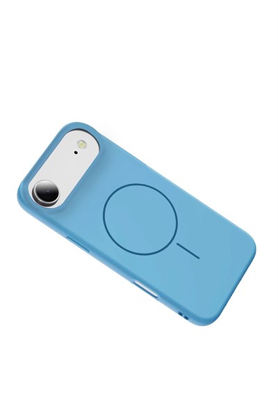 Mey İthalat®   iPhone 17 Air Jully Magsafe Kapak - Mavi
