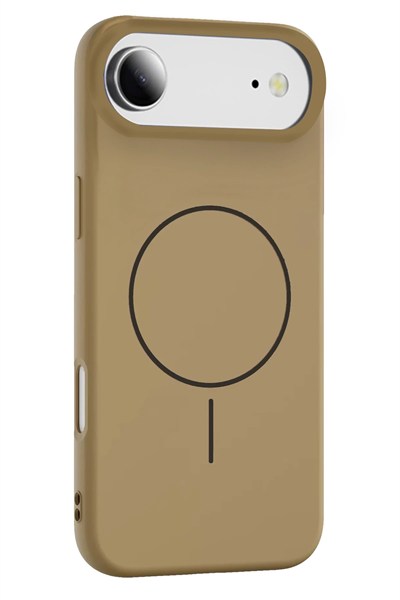 Mey İthalat®   iPhone 17 Air Jully Magsafe Kapak - Çöl Titanyum