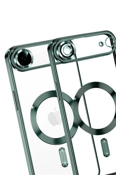 Mey İthalat®   iPhone 17 Air Kross Magneticsafe Kapak - Koyu Yeşil