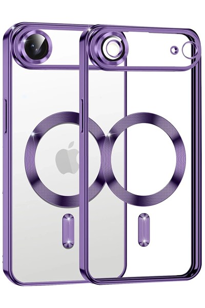 Mey İthalat®   iPhone 17 Air Kross Magneticsafe Kapak - Mor
