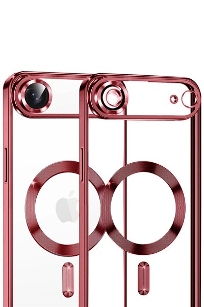 Mey İthalat®   iPhone 17 Air Kross Magneticsafe Kapak - Kırmızı
