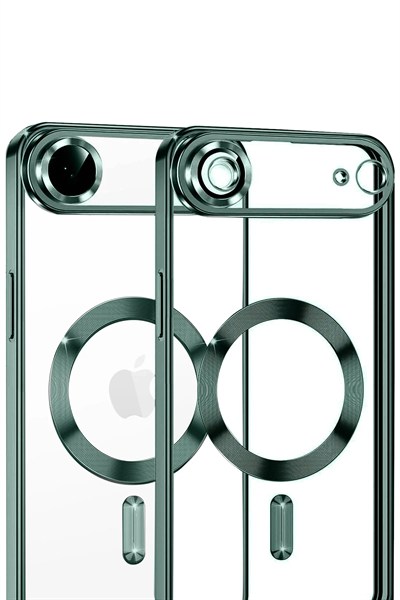 Mey İthalat®   iPhone 17 Air Kross Magneticsafe Kapak - Koyu Yeşil