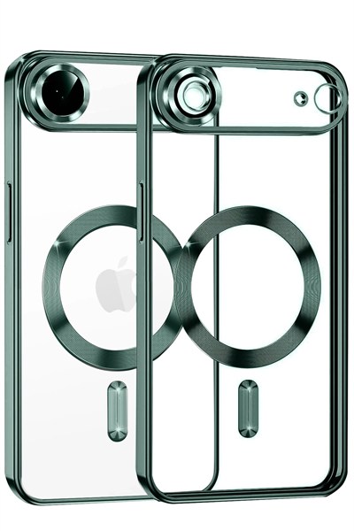 Mey İthalat®   iPhone 17 Air Kross Magneticsafe Kapak - Koyu Yeşil