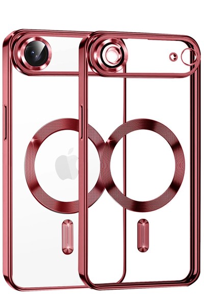 Mey İthalat®   iPhone 17 Air Kross Magneticsafe Kapak - Kırmızı