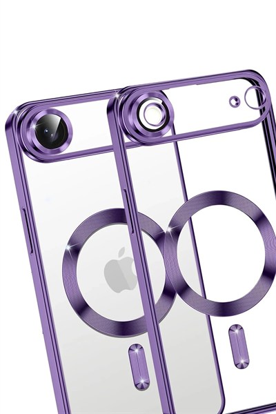 Mey İthalat®   iPhone 17 Air Kross Magneticsafe Kapak - Mor