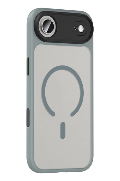 Mey İthalat®   iPhone 17 Air Megane Magsafe Kapak - Titan Gri