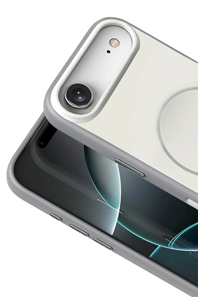 Mey İthalat®   iPhone 17 Air Neva Magsafe Kapak - Gri