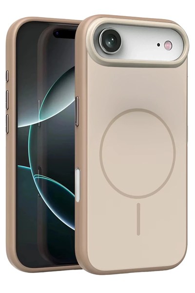 Mey İthalat®   iPhone 17 Air Neva Magsafe Kapak - Gold