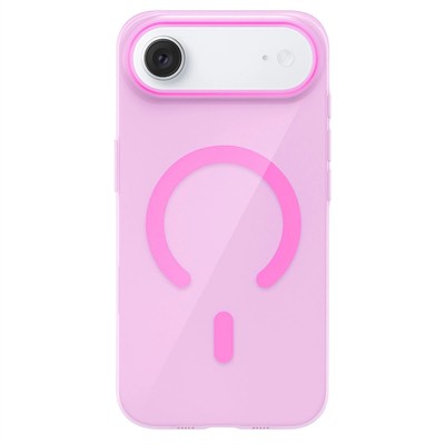 Mey İthalat®   iPhone 17 Air PC Blank Magsafe Kapak - Pembe