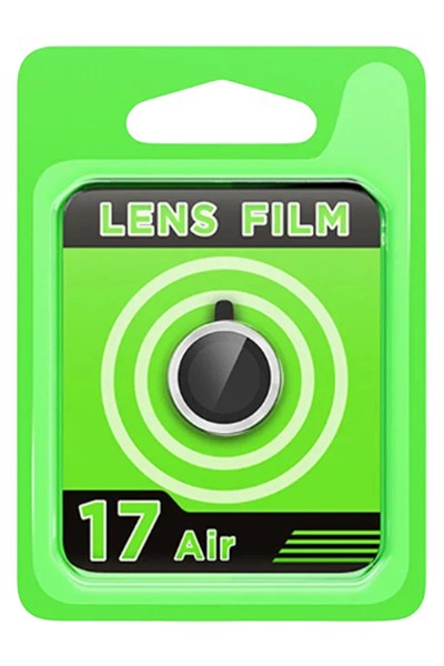 Mey İthalat®   iPhone 17 Air Raze Metal Kamera Lens - Gümüş