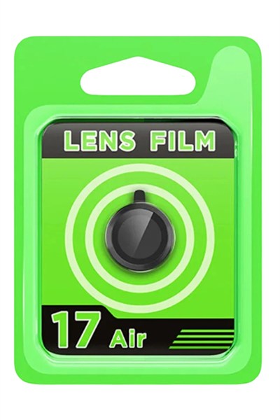 Mey İthalat®   iPhone 17 Air Raze Metal Kamera Lens - Siyah